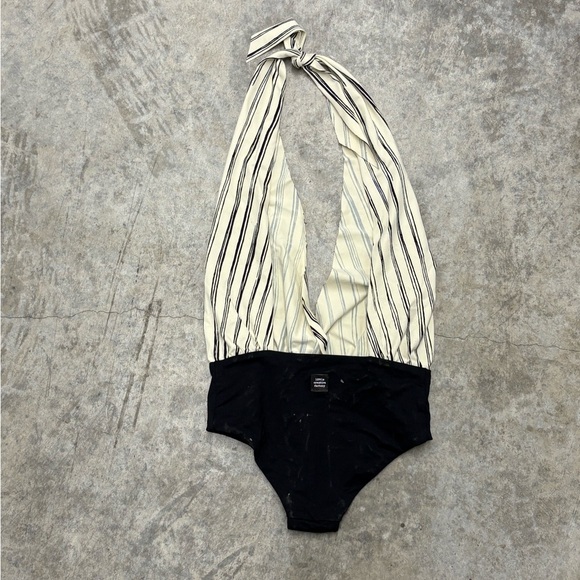 Striped Kids One‎ Piece Swimsuit - Picture 2 of 3